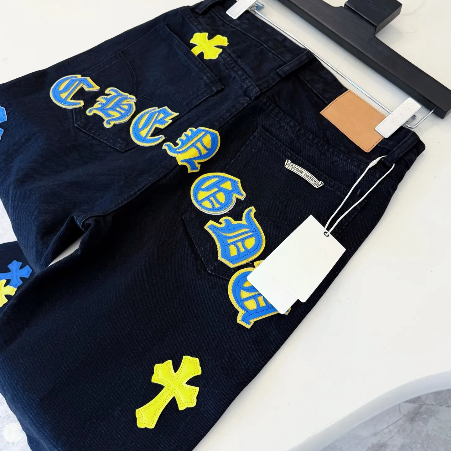 P280 Style number: D409 Chrome Hearts New York limited Sanskrit cross jeans Size# 28 30 32 34